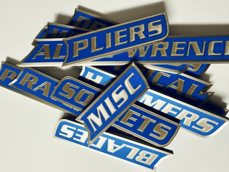 🔥Hot Sale 49% off🌟12 Pack of Magnetic Toolbox Labels🔩