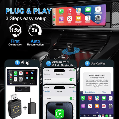 ⌛Mini Wireless CarPlay Adapter