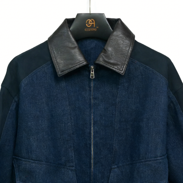 Nova Thread® MEN’S FILBERT FLIGHT JACKET - MED INDIGO - WORN IN