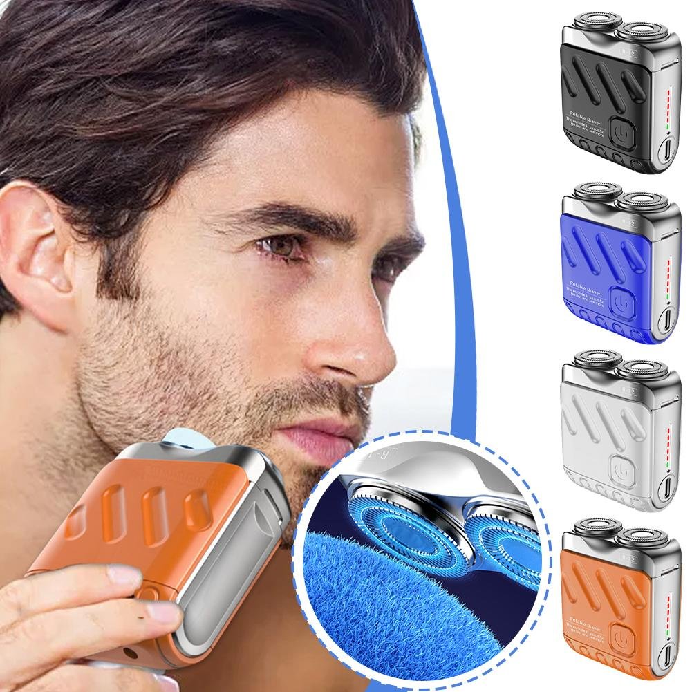 🔥60% OFF HOT SALE🔥Mini Electric Shaver - Powerful Dual-Motor Design for Close Shave