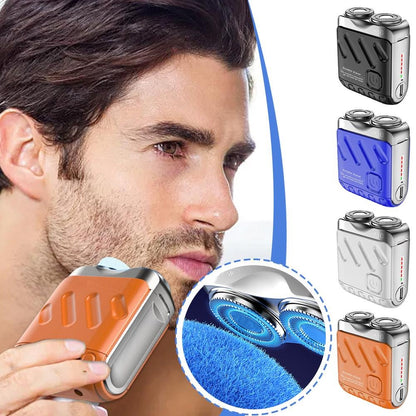 🔥60% OFF HOT SALE🔥Mini Electric Shaver - Powerful Dual-Motor Design for Close Shave