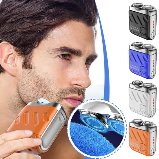 🔥60% OFF HOT SALE🔥Mini Electric Shaver - Powerful Dual-Motor Design for Close Shave