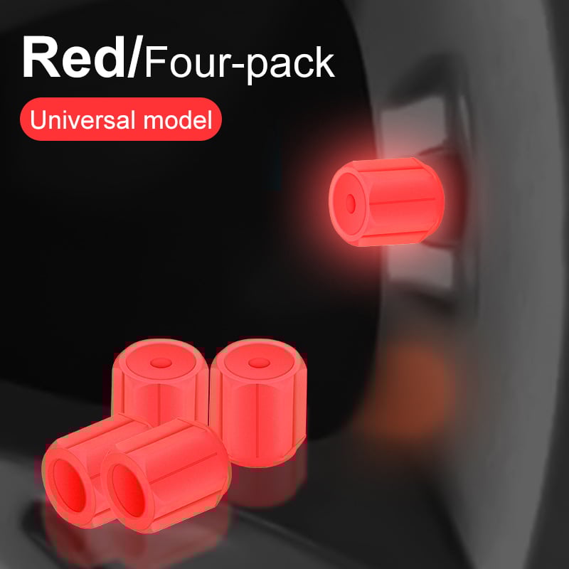 🚗Glow-in-the-Dark Tire Caps 💡(Buy 2 Free Shipping)