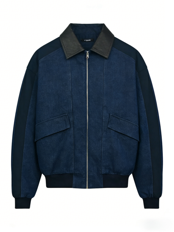 Nova Thread® MEN’S FILBERT FLIGHT JACKET - MED INDIGO - WORN IN