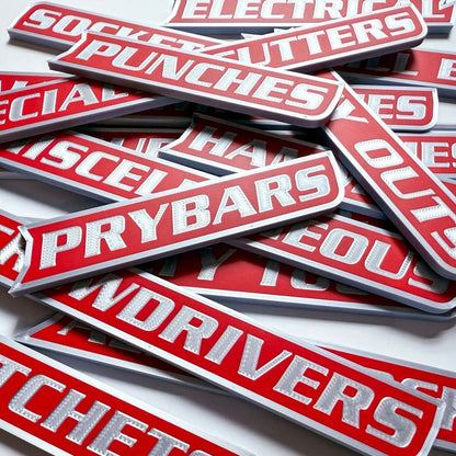 🔥Hot Sale 49% off🌟12 Pack of  Magnetic Toolbox Labels🔩