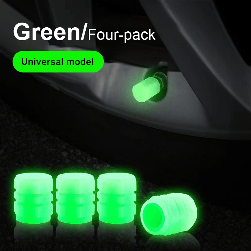 🚗Glow-in-the-Dark Tire Caps 💡(Buy 2 Free Shipping)