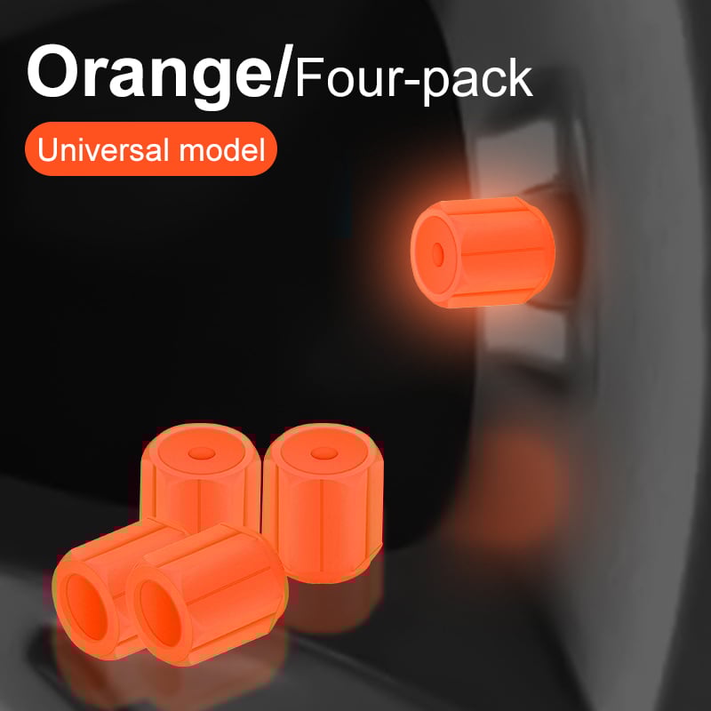 🚗Glow-in-the-Dark Tire Caps 💡(Buy 2 Free Shipping)