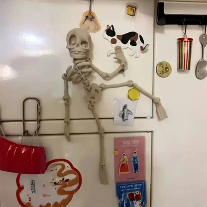 3D Printed Vintage Skeleton Magnetic Figurine 🎃