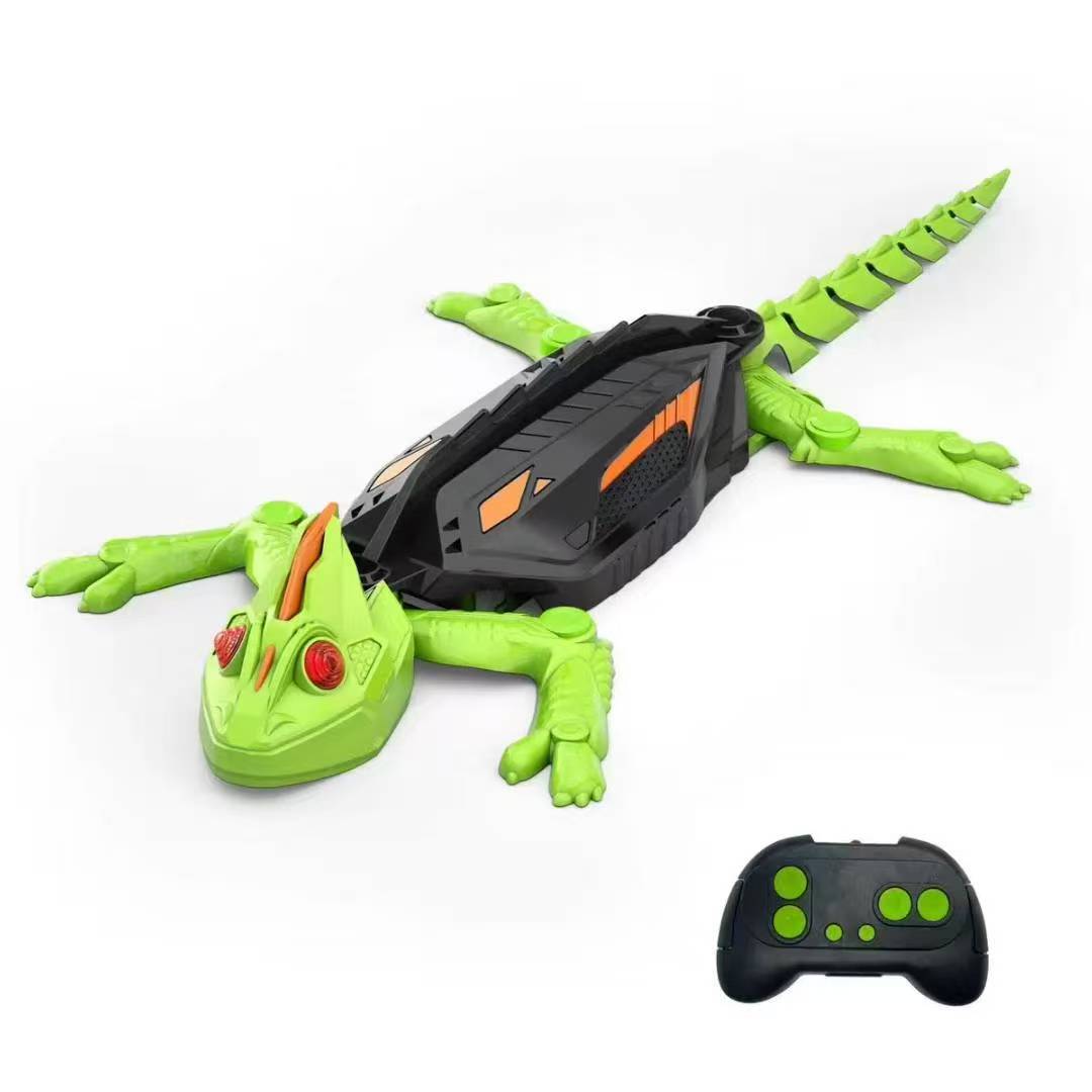 ⏳Ends in 3 hrs 🎄❗❗ Exclusive Christmas Deal!  LOVILDS Wall Crawler Gecko - LED RC Toy for Indoor Family Fun & Prank Gifts