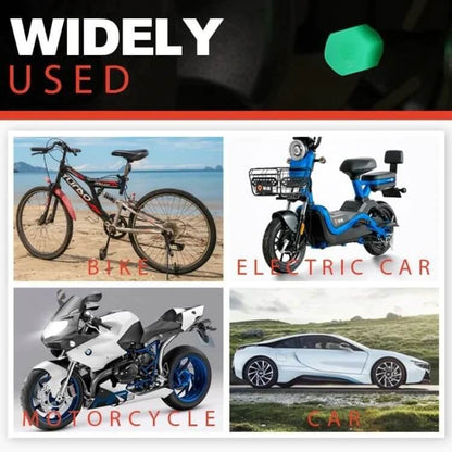 🚗Glow-in-the-Dark Tire Caps 💡(Buy 2 Free Shipping)