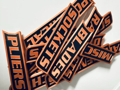 🔥Hot Sale 49% off🌟12 Pack of  Magnetic Toolbox Labels🔩