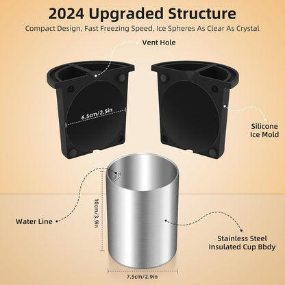 Clear Ice Cube Maker