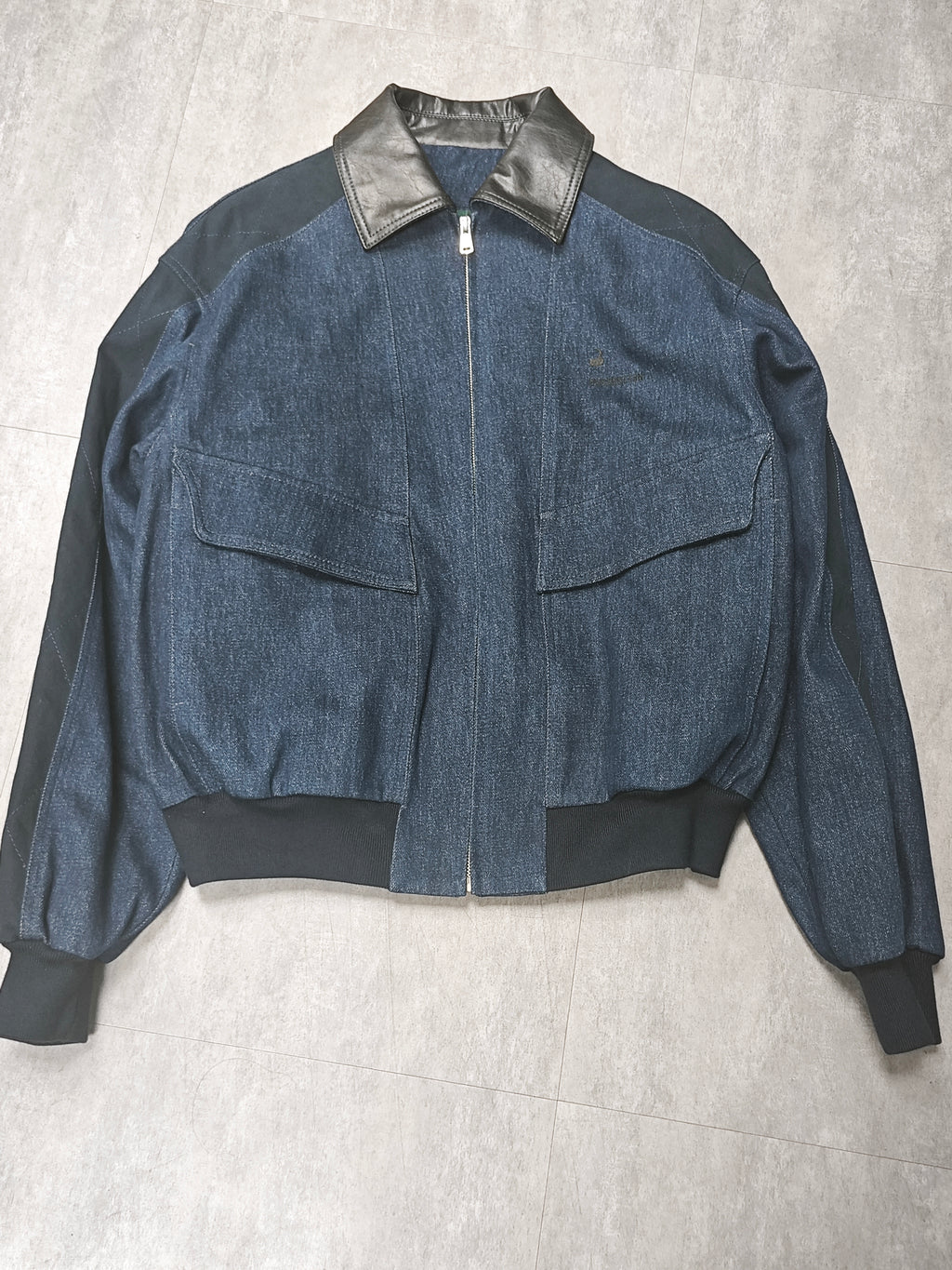Nova Thread® MEN’S FILBERT FLIGHT JACKET - MED INDIGO - WORN IN